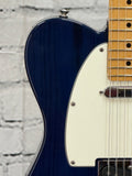 Used 2007 Fender Custom Classic Telecaster Cobalt Blue Transparent SN:CZ508555