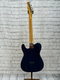 Used 2007 Fender Custom Classic Telecaster Cobalt Blue Transparent SN:CZ508555