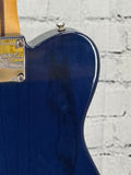 Used 2007 Fender Custom Classic Telecaster Cobalt Blue Transparent SN:CZ508555