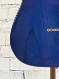 Used 2007 Fender Custom Classic Telecaster Cobalt Blue Transparent SN:CZ508555