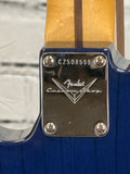 Used 2007 Fender Custom Classic Telecaster Cobalt Blue Transparent SN:CZ508555