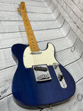 Used 2007 Fender Custom Classic Telecaster Cobalt Blue Transparent SN:CZ508555