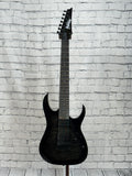 Ibanez GRG7221QA Transparent Black Sunburst SN:GS260400962