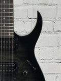 Ibanez GRG7221QA Transparent Black Sunburst SN:GS260400962