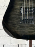 Ibanez GRG7221QA Transparent Black Sunburst SN:GS260400962