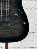 Ibanez GRG7221QA Transparent Black Sunburst SN:GS260400962