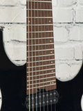 Ibanez RGMS8 Black SN:250812959