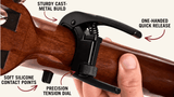 Stringjoy Sweetspot Buzz-Free Adjustable Tension Capo Black