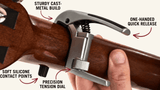 Stringjoy Sweetspot Buzz-Free Adjustable Tension Capo Silver