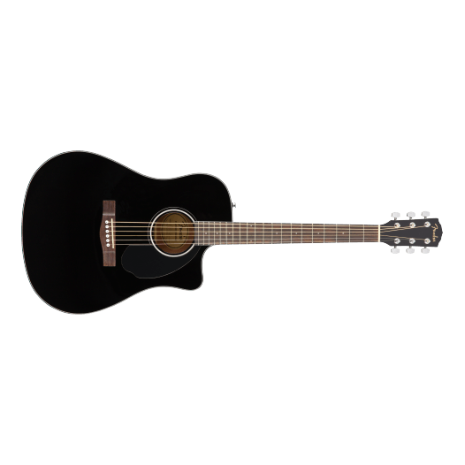Fender CD-60SCE Cutaway Acoustic/Electric Guitar - Black