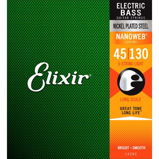 Elixir 5-String Light Long Scale 45-130