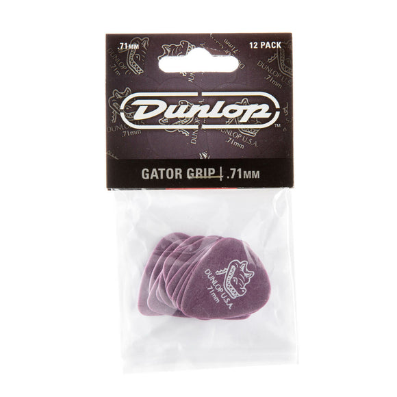 Dunlop GATOR GRIP® PICK .71MM 12 Pack