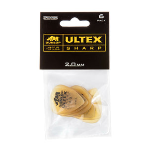 Dunlop ULTEX® SHARP PICK 2.0MM 6 Pack