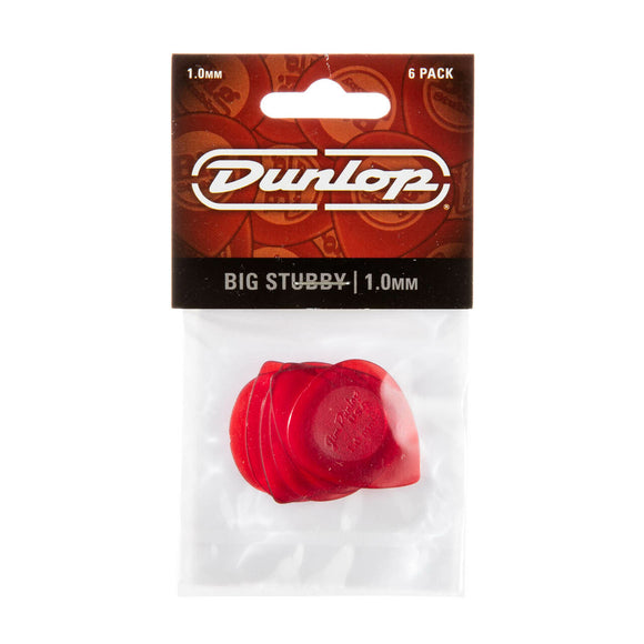 Dunlop BIG STUBBY PICK 1.0MM 6 Pack
