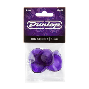 Dunlop BIG STUBBY PICK 2.00MM 6 Pack