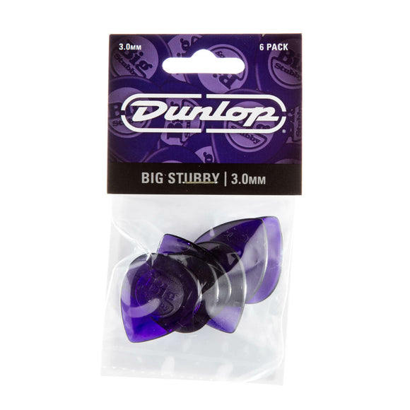 Dunlop BIG STUBBY PICK 3.00MM 6 Pack