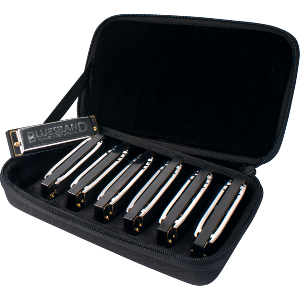 Hohner Bluesband 7-Piece Harmonica Set – Strings & Things