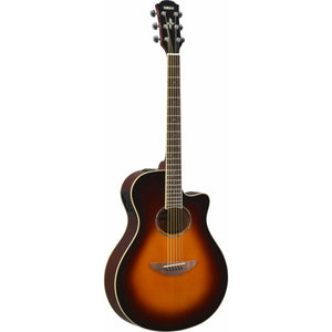 Yamaha APX600 Thinline Cutaway Acoustic/Electric Guitar - Old Violin Sunburst