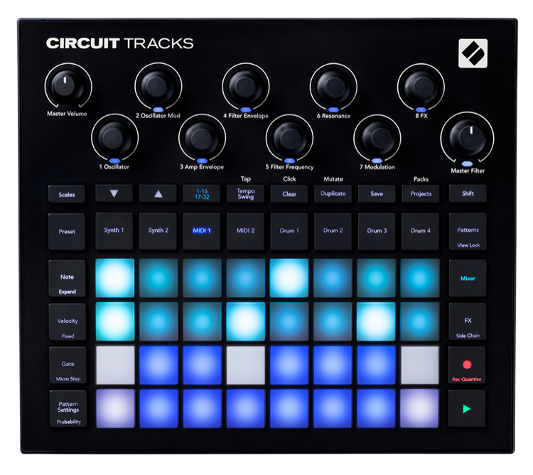 DTM・DAW NOVATION CIRCUIT TRACKS Used Novation Circuit Tracks – Strings & Things Music LLC