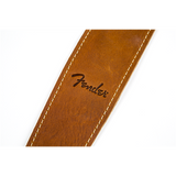 Fender Ball Glove Leather Strap Brown Logo