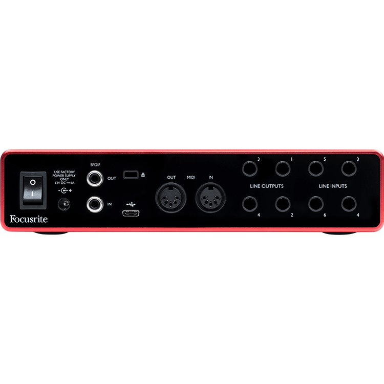 Focusrite Scarlett 8i6 3rd Gen USB Audio Interface – Strings