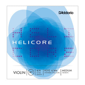 D'Addario H310 Helicore 4/4 Scale Medium Tension Violin String Set