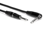 Hosa HGTR-005R Pro Series Guitar Cable Right Angle 5ft