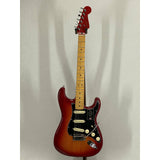 Fender American Ultra Luxe Stratocaster Plasma Red Burst SN:US210061617
