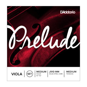 D'Addario J910 MM Prelude Viola String Set, Medium Scale, Medium Tension