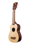 Kala KA-15S-S Satin Mahogany Spruce Top Soprano Ukulele