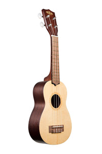 Kala KA-15S-S Satin Mahogany Spruce Top Soprano Ukulele