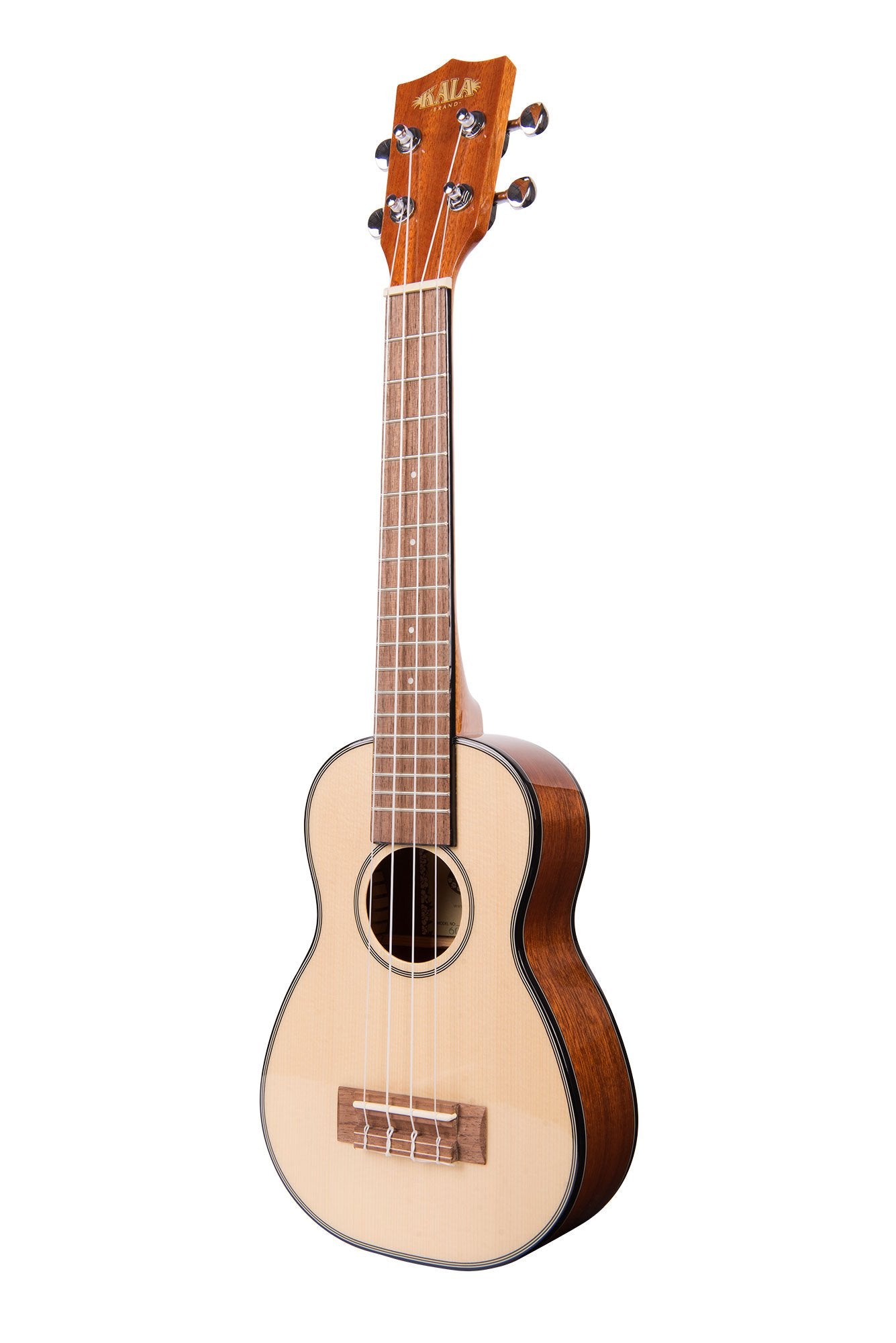 Kala KA-SSLNG Solid Spruce Mahogany Long Neck Soprano Ukulele