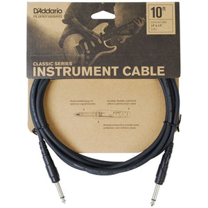 D'Addario Classic Series 10ft Instrument Cable