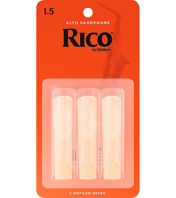 Rico Alto Saxophone Reeds 3-Pack - 1.5