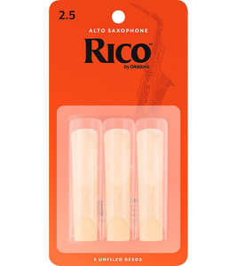 Rico Alto Saxophone Reeds 3-Pack - 2.5