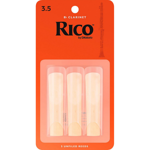Rico Bb Clarinet Reeds 3-Pack - 3.5