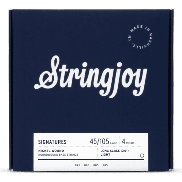 Stringjoy Light Gauge 45-105 4 String Long Scale Bass