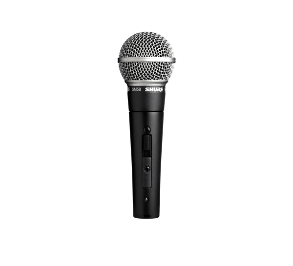 Shure SM58S Dynamic Vocal Microphone With On/Off Switch – Strings