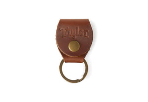 Taylor Key Ring with Pick Holder - Medium Brown
