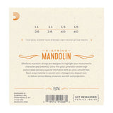 D'Addario EJ74 Phosphor Bronze Medium Mandolin Strings 11-40