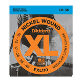 D'Addario EXL110 Regular Light Nickel Wound Electric Guitar Strings 10-46