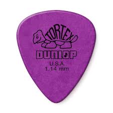 Dunlop Tortex Guitar Picks 12 Pack - 1.14mm