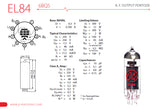 JJ Electronic EL84 Power Vacuum Tubes - APEX Matched Pair